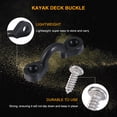 thumbnail image 3 of 1 Set Durable Deck Buckles C-shaped Buckle Humpback Buckle Kayak Handle Buckles, 3 of 7