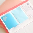 thumbnail image 6 of Hariumiu Business Card Book Holder, Portable Business Name ID Credit Card Holder Rack Book Case Organizer Card Photocard Photo Album, 6 of 12