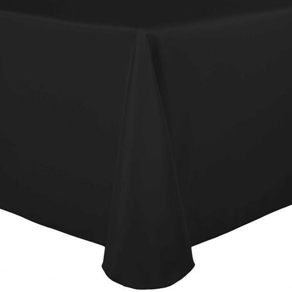 Ultimate Textile 108 x 132-Inch Oval Polyester Linen Tablecloth