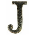 thumbnail image 2 of Metal Wall Decor Letter J with Rivets, 2 of 11
