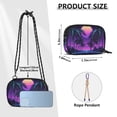 thumbnail image 4 of FORMRS Mini Crossbody Bag for Women Adjustable Shoulder Rope Travel Casual Phone Purse, Green Digital Art, 4 of 7