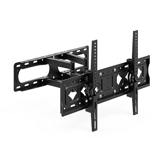 Storvive Full Motion TV Wall Mount for 32-85 inch TVs, Dual Arm Swivel ±90° Tilt Extension Bracket, Max VESA 600x400mm, 100lbs, Fit 16" Wood Stud