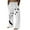 White, variant on Ediodpoh Mens and Solid Color Casual Pants Japanese Sports Slim Pants Feet Trousers for Men White M