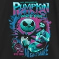thumbnail image 2 of Girl's The Nightmare Before Christmas Pumpkin King World Tour Graphic Tee Black Small, 2 of 4
