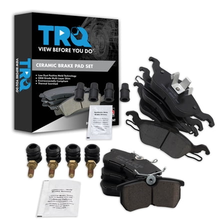 TRQ Direct Fit Brake Pads BFA36308 Fits Select 2001-2004 Ford Focus