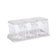thumbnail image 4 of Caja organizadora de condimentos transparente con 3 compartimentos Albaricoque, 4 of 9