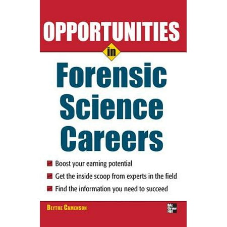 Opportunities in Forensic Science