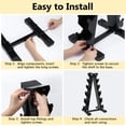 thumbnail image 2 of Troxlin Dumbbell Rack 5-Tier – Heavy-Duty Weight Storage Stand for Home Gym, Padded Slots & Black Steel Frame (Dumbbells Not Included), 2 of 8