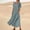Gray, variant on Maxi Dresses For Women 2025 Sevevn Women's Summer Short Sleeve Solid Color Soft Comfortable Long Dress