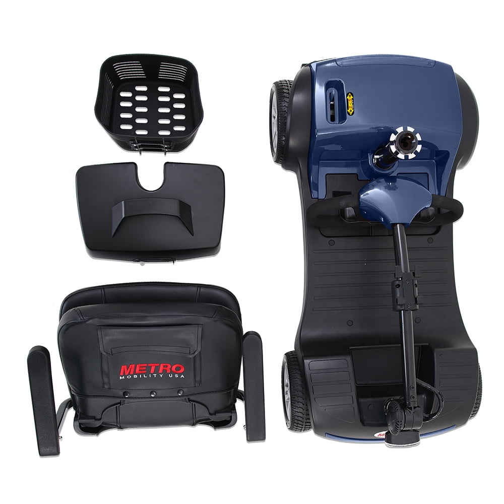 Four wheels Compact Travel Mobility Scooter with 300W Motor for Adult-300lbs