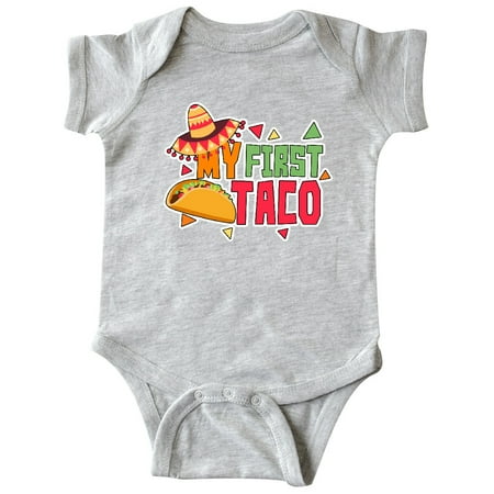 

Inktastic My First Taco for Cinco De Mayo Gift Baby Boy or Baby Girl Bodysuit