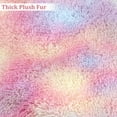 thumbnail image 3 of Hasoo 5' x 8' Soft Rainbow Area Rug, Fluffy Girls Bedroom Princess Rug Cute Colorful Carpet for Kids Teens Nursery Toddler, Yellow, 3 of 5