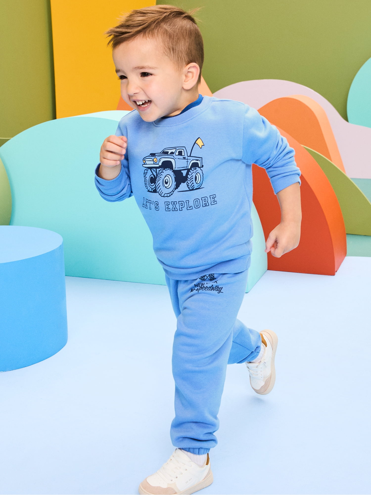 Garanimals Baby & Toddler Boys Fleece Sweatpants, Sizes 0-6T
