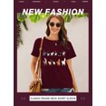 thumbnail image 3 of ZXSXSY Cute Cat Shirts for Women Graphic Tee Crew Neck Short Sleeve T-Shirts, 3 of 7