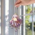 thumbnail image 4 of Cute Ghost Suncatcher – Halloween Window Decor with Adhesive – 6” Acrylic Hanging Ornament for Kids’ Rooms & Spooky Light Effects‌, 4 of 4