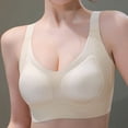 thumbnail image 4 of Turilly Bras Womens Round Neck Wireless Bra With Wide Straps Invisible Everyday Comfort Everyday Bras, 4 of 5