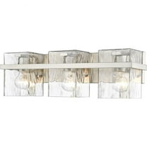 3 Light Vanity Light Fixture in Traditional Style-7 inches Tall and 22.25 inches Wide-Brushed Nickel Finish Bailey Street Home 372-Bel-4619882