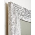 thumbnail image 3 of White Barnwood Slim Floor Mirror, 3 of 4