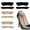 C:pairs of multi-color, variant on MEETSWEET Shoe Insoles & - Suede Fabric Loose Shoe Padding for Buffer Effect and Comfortable Fit(Black 2 pairs)
