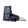 thumbnail image 3 of 24V-60V M7C-2 E-Bike LCD Colorful Display Meter Waterproof Connection Plug Electric Bicycle Display with USB UART,B, 3 of 5