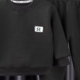 thumbnail image 4 of HFHAPW Baby Boy Clothes Solid Color Sweatshirt Pullover Tops Jogger Pants 2PCS Set Toddler Boy Winter Fall Outfits 0 6 12 18 Months 2T 3T 4T 5T 6T 7T 8T 9T(Black,6-7 Y), 4 of 4
