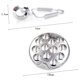 thumbnail image 2 of 1 Juego de Platos de Acero Inoxidable para Caracoles y Hongos con 12 Compartimentos, Herramienta para Car, 2 of 6