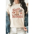 thumbnail image 2 of Boot Scootin Winged Cowboy Boots Stars Graphic Tee T-Shirt, 2 of 3