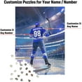 thumbnail image 2 of Wooden Jigsaw Puzzles for Adults - Custom Name and Number on (St. Louis) Ice Hockey Player Art Photo - 300 500 1000PCS Puzzles Game Home Wall Decor, 2 of 5