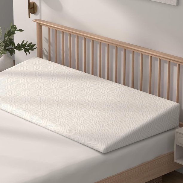 Tolead Bed Inclined Mattress Topper, 7.5 Inch Incline Foam Support