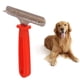 thumbnail image 4 of Peine desenredante para perros y gatos, herramienta para desenredar mascotas, cepillo rastrillo para el cuidado de perros y gatos (rojo), 4 of 7