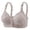 Light Gray, variant on Women's Large Sized Front Buttoned Lactation Underwear That Is Breathable And Comfortable With A Pair Of Breasts. Middle ' Bras Without Steel Rings Brazier for Women, Size 46