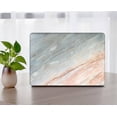 thumbnail image 3 of KSK KAISHEK for MacBook Air 13.6 Inch m2 Case 2022.0 Released Model A2681, Plastic Hard Case + Black Keyboard Cover, Marble 9, 3 of 5