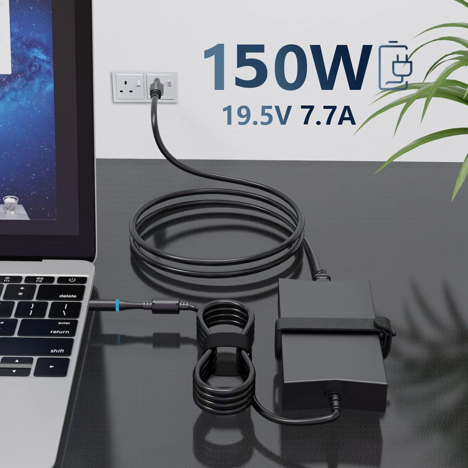 19.5V 7.7A 150W 130W AC Charger Adapter for Dell DA150PM100-00 Alienware M14X R2 P18G P18G002 14 R1 XPS 17 L701X L702X Inspiron One 2320