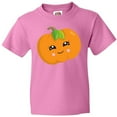 thumbnail image 3 of Inktastic Smiling Pumpkin, Halloween, Orange Pumpkin Youth T-Shirt, 3 of 5