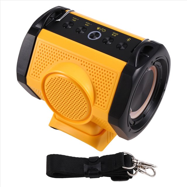 Altavoz Bluetooth HIFI Luz de Atmósfera RGB Estéreo 3D para Fiesta de Karaoke para Batería de Litio 18-20V