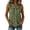 W10-Green, variant on Ulitacool Summer T Shirts For Womens O Neck Solid Color Sleeveless Tank Tops Button Blouse Elegant Wear S Bu1
