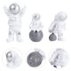 thumbnail image 3 of FELTECHELECTR 3 adornos de astronauta de PVC sólido para tartas, modelo de astronauta para fiesta de cumpleaños., 3 of 6