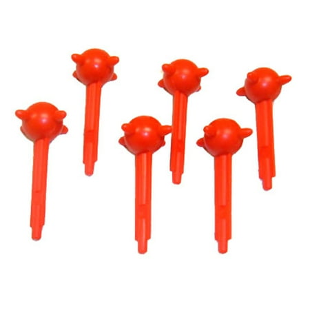 Imaginext Battle Castle Playset 78333 - Replacement Projectiles - Includes 6 Red Cannon Projectiles