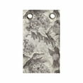 thumbnail image 1 of Hummingbirds Hanging Pocket Organizer, Birds and Flowers Monochromic Classical Design Nostalgia Ornate, Printed Polyester Storage Bag with Pockets, 9" x 27", Cream Beige Brown, 1 of 2