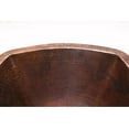 thumbnail image 3 of Premier Copper Products BS17DB 17 inch Square Hammered Copper Bar-Prep Sink, 3 of 3