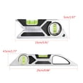 thumbnail image 5 of MOMOJIA Compact & Precise Pocket Level Bubble Tool Portable Measuring Level Ruler Mini, 5 of 13