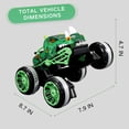 thumbnail image 6 of Rhino Stunt Car Remote Control Toys Truck Dino 2.4 GHz RC Car with Light and Music, 6 of 10