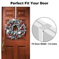 thumbnail image 4 of Boreal Craft Christmas Wreath Hanger Festive Door Decoration Hook Adjustable For Hanging Flower & Garlands Rear Door Hook Light Hanging Hooks Mug Holder under Mounted Decorative Wall Hooks Baby Bottle, 4 of 5
