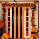thumbnail image 1 of Fiudx Cortina de Lluvia de Halloween, Diseño de Rayas Naranjas, Fácil Instalación Adhesiva, Decoración de Puerta Transparente, Decoración de Fiesta de Terror, Decoración de Pared para El Hogar, Paque, 1 of 6