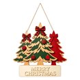 thumbnail image 2 of Christmas Tree Decorations Indoor Outdoor Hanging Wooden Sign for Christmas Party Decorations Wall Door Hanging Decor 1 Pack, 2 of 7