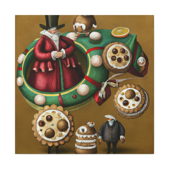 Cookies in Rococo Style - Canvas