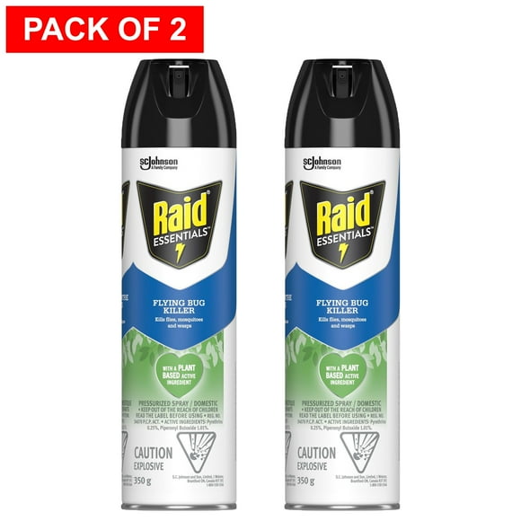 Raid Essentials Flying Insect Killer, 350g (Pack Of 2)