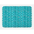 thumbnail image 1 of Turquoise Blue Bath Mat, Icebergs and Penguins, Plush Bathroom Decor Mat with Non Slip Backing, 29.5" X 17.5", Dark Turquoise Dark Grey, by Ambesonne, 1 of 2