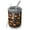 Halloween Pumpkin Paw, variant on 12oz Coffee Tumblers Halloween Pumpkin Repeat Pattern Stainless Steel Vacuum Insulated Travel Tumbler Coffee Cups Mug with Lid and Straw with Cleaning Brush for Cold & Hot Drinks