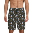 thumbnail image 2 of Rocae Cosmic for Men's Soft Sleep Pajama Shorts, Waistband and Pockets, 2 of 9